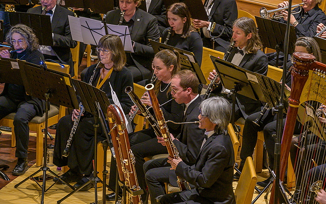 Boulder Concert Band February 2024 concert. Photo by Andy Schwartz